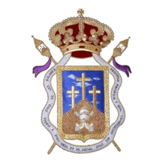 Escudo de Primitiva, Pontificia y Real Congregación del Santísimo Cristo de la Vera Cruz y María Santísima de los Dolores